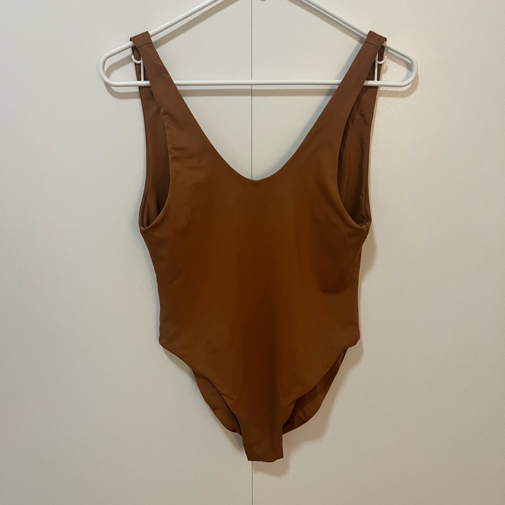 Kids Brown One-Piece Bodysuit